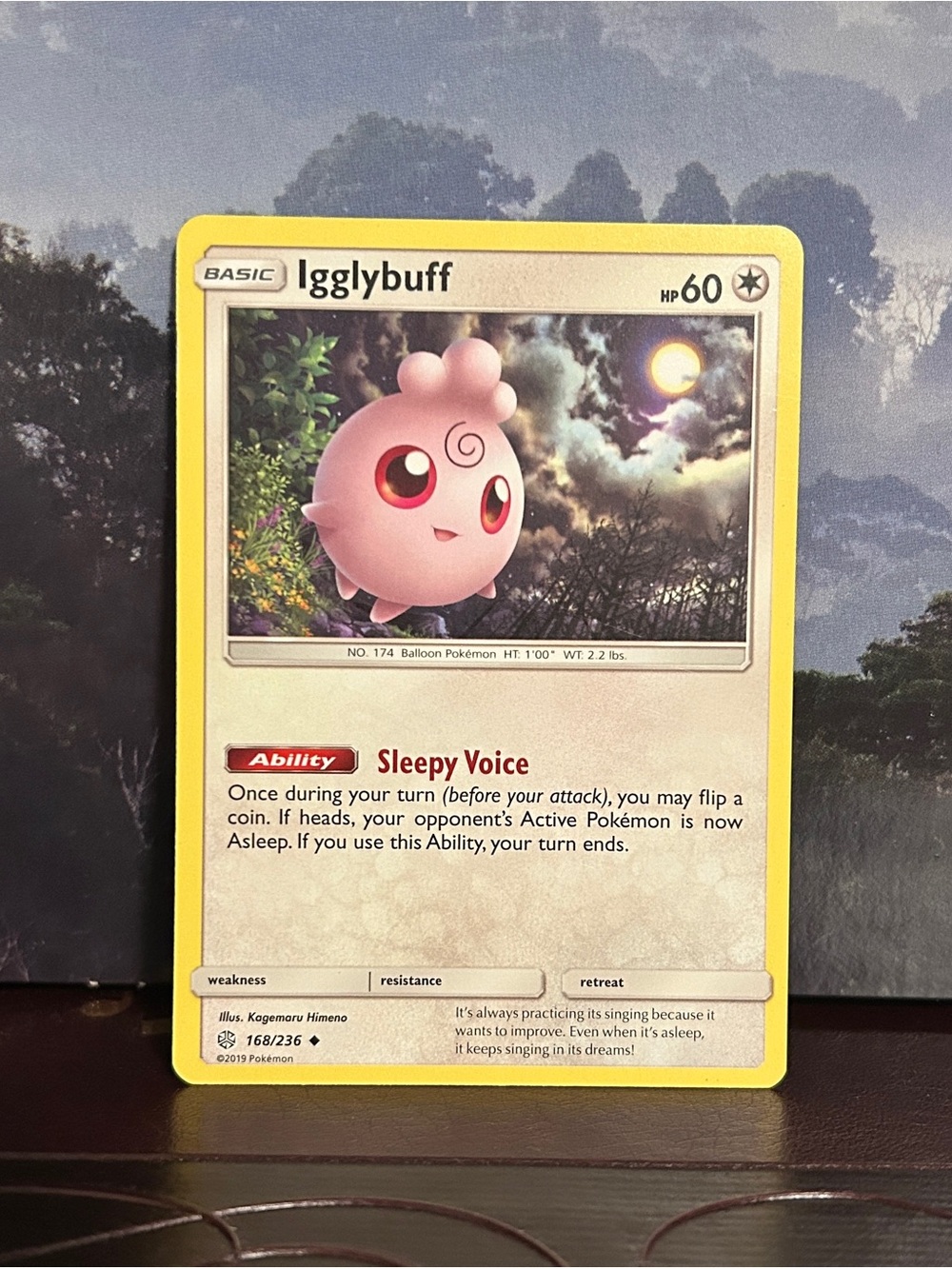 Pokemon Igglybuff 168/236 Card Unified Minds
